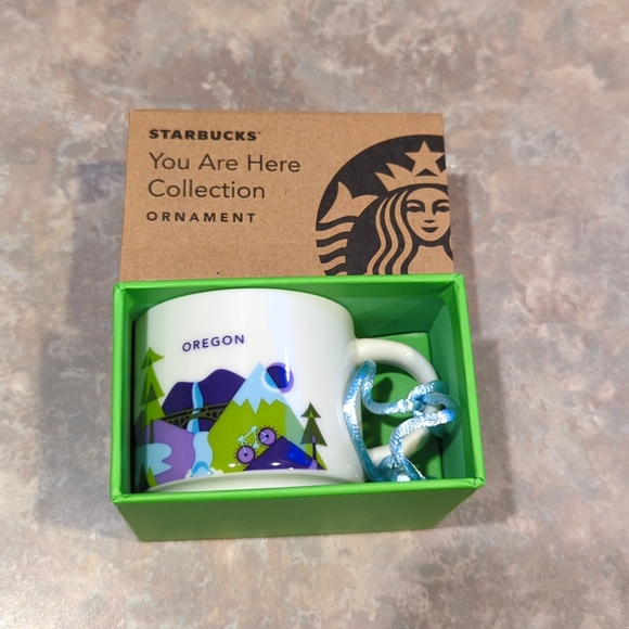 NIB! Starbucks OREGON You Are Here Collection Ornament - Picture 3 of 5